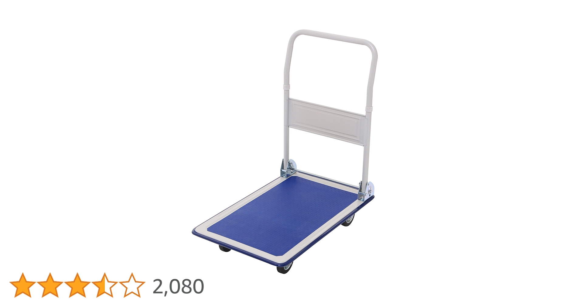 Amazon | アイリスプラザ 台車 折りたたみ ブルー 耐荷重 300